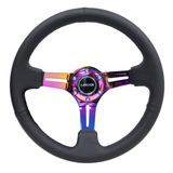 350mm 3" Deep Steering Wheel w/ Slits