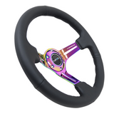 350mm 3" Deep Steering Wheel w/ Slits