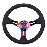 350mm 3" Deep Steering Wheel w/ Slits