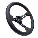 350mm 3" Deep Steering Wheel w/ Slits