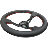 350mm 3" Deep Steering Wheel w/ Slits