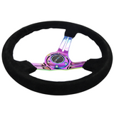 350mm 3" Deep Steering Wheel w/ Slits