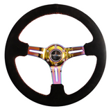 350mm 3" Deep Steering Wheel w/ Slits