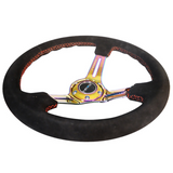 350mm 3" Deep Steering Wheel w/ Slits