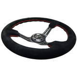 350mm 3" Deep Steering Wheel w/ Slits