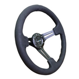 350mm 3" Deep Steering Wheel w/ Slits