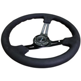 350mm 3" Deep Steering Wheel w/ Slits
