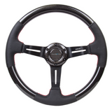 350mm 1.5" Deep Carbon Fiber Steering Wheel