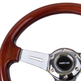 330mm 1" Deep Classic Woodgrain Steering Wheel