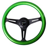 350mm 1" Deep Classic Woodgrain Steering Wheel
