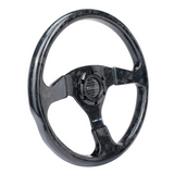 350mm 3" Deep Carbon Fiber Steering Wheel