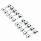 Nickel Plated 40 Amp AGU Fuses V8 Series - 10 Pack