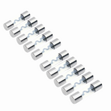Nickel Plated 60 Amp AGU Fuses V8 Series - 10 Pack