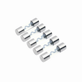 Nickel Plated 50 Amp AGU Fuses V8 Series - 5 Pack
