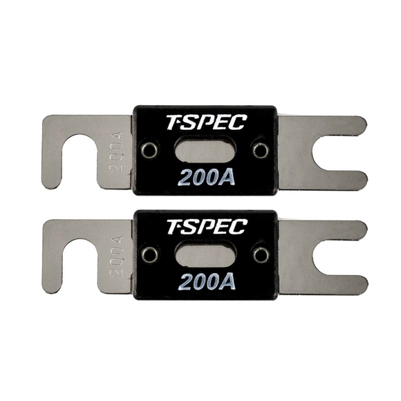 Nickel Plated 200 Amp ANL Fuses V8 Series - 2 Pack