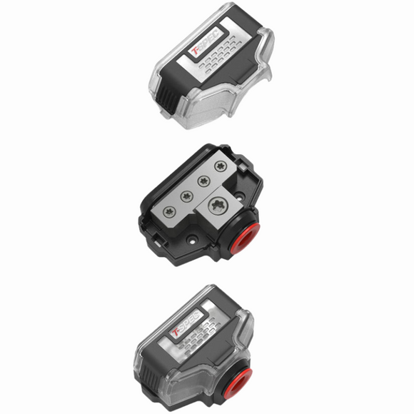 4-Position Distribution Block - (1) 1/0-4 AWG in (4) 4/8 AWG out