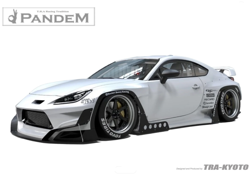 GReddy Pandem 2022+ Toyota GR86 (ZN8) Rocket Bunny Side Canards ...