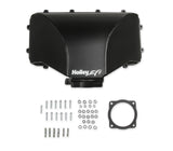 Holley EFI Ford 86-95 5.0 Style Hi-Ram 95mm Fabricated Side Mount Plenum Top - Silver