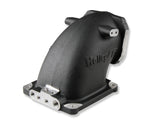 Holley EFI LS 4500 Throttle Body Intake Elbow - Black Cast Aluminum