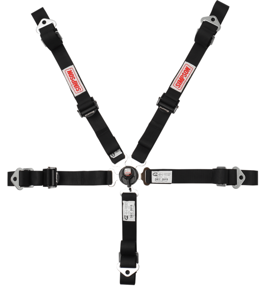 Jr Dragster Racing Platinum Plus 5-Point Harnesses With Aluminum Adjusters