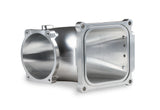 Holley EFI LS Billet 4500 Throttle Body Intake Elbow - Silver Finish