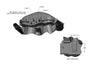 Holley EFI 8.2" SBF Ford Hi-Ram Manifold w/ 105mm LS TB Flange Top - Black