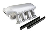 Holley EFI GM LS3/L92 Hi-Ram Intake - 105mm LS TB - Longitudinal Mount Plenum Top - Silver