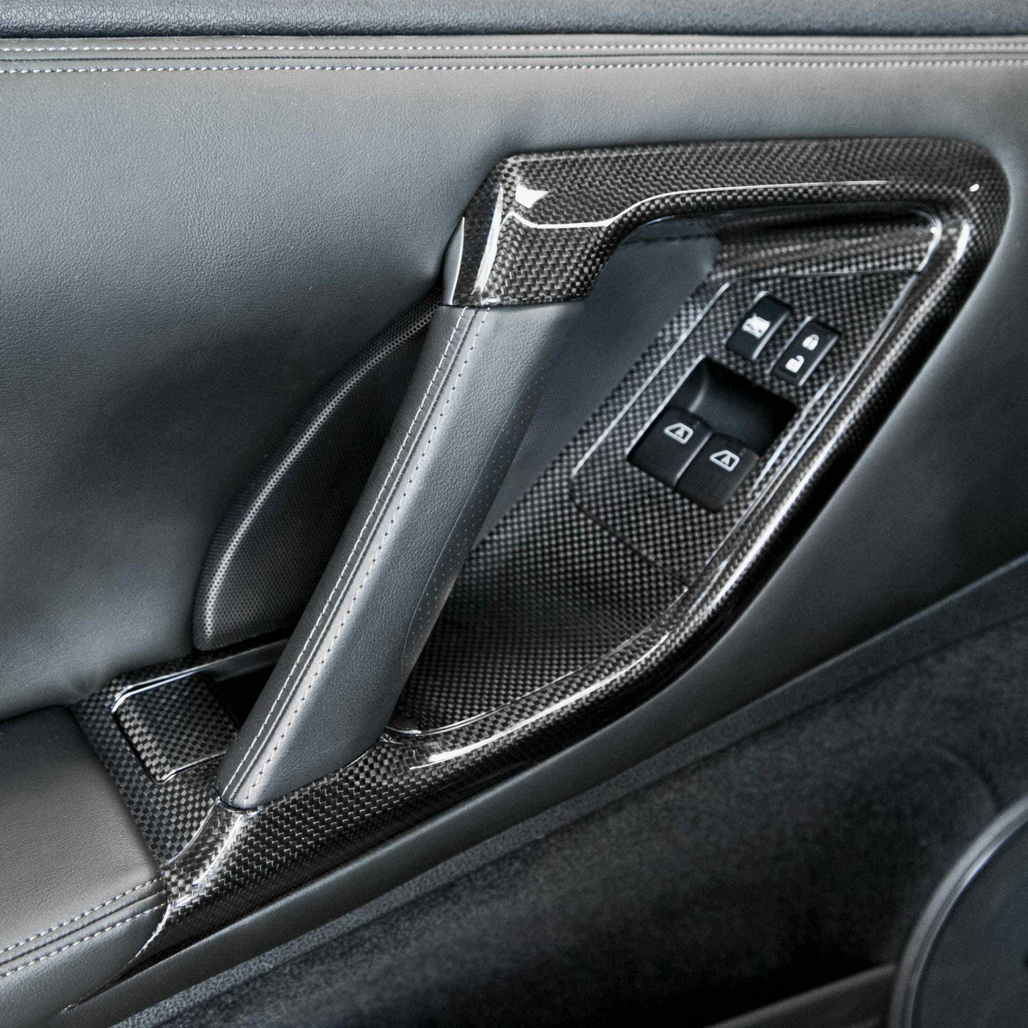 Nissan GT-R R35 09-16 Carbon fiber interior door trim set (12 pcs