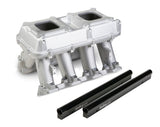 Holley EFI GM LS3/L92 Hi-Ram Intake - 2 x 4150 - Silver