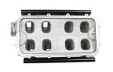 Holley EFI 8.2" SBF Ford Hi-Ram Manifold w/ 95mm LS TB Flange Top - Silver