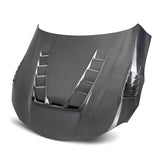 Toyota GR Supra 20+ TV-Style Double Sided Carbon Fiber Hood