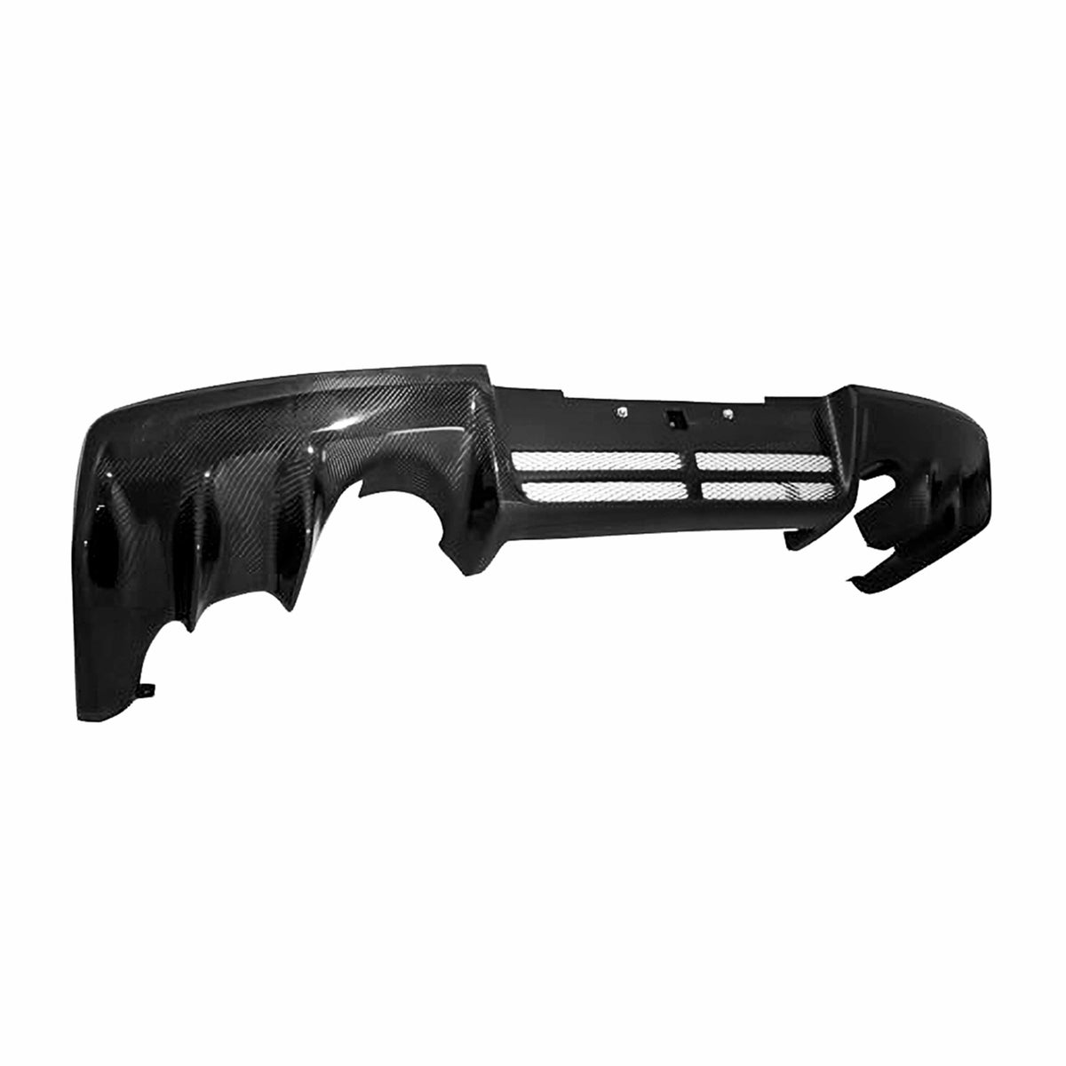 Mitsubishi Lancer EVO X 08-15 OEM-Style Carbon Fiber Rear Diffuser ...