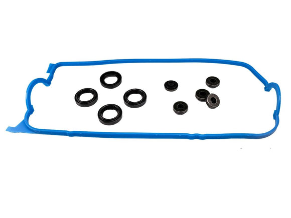 USAUCES Valve Cover Gasket Set – Fit 92-00 Honda Civic Del Sol D15Z1 D16Z6 D16Y7 D16Y8 – Includes Tube Seals & Grommets