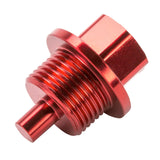 DC Sports Red Magnetic Drain Plug (Subaru)