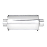 DC Sports Universal Round Muffler (2.5" Inlet 2.5" Outlet)