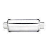 DC Sports Universal Oval Muffler (2.5" Inlet 3" Outlet)