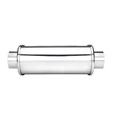 DC Sports Universal Oval Muffler (3" Inlet 3" Outlet)