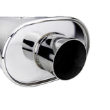 DC Sports Universal Oval Muffler (2.5" Inlet 2.5" Outlet)