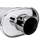 DC Sports Universal Oval Muffler (2.5" Inlet 3" Outlet)