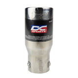DC Sports Polished Stainless Universal Bolt On Exhaust Slant Cut Tip (2.875" Inlet 3.75" Outlet)