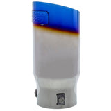 DC Sports Polished Stainless Universal Bolt On Exhaust Slant Cut Tip (2.87 Inlet 3.5" Outlet)