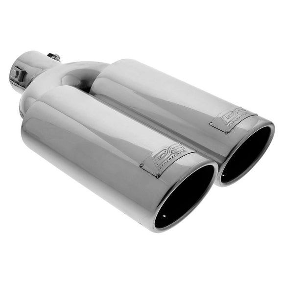 DC Sports Polished Stainless Universal Bolt On Exhaust Tip (2.375