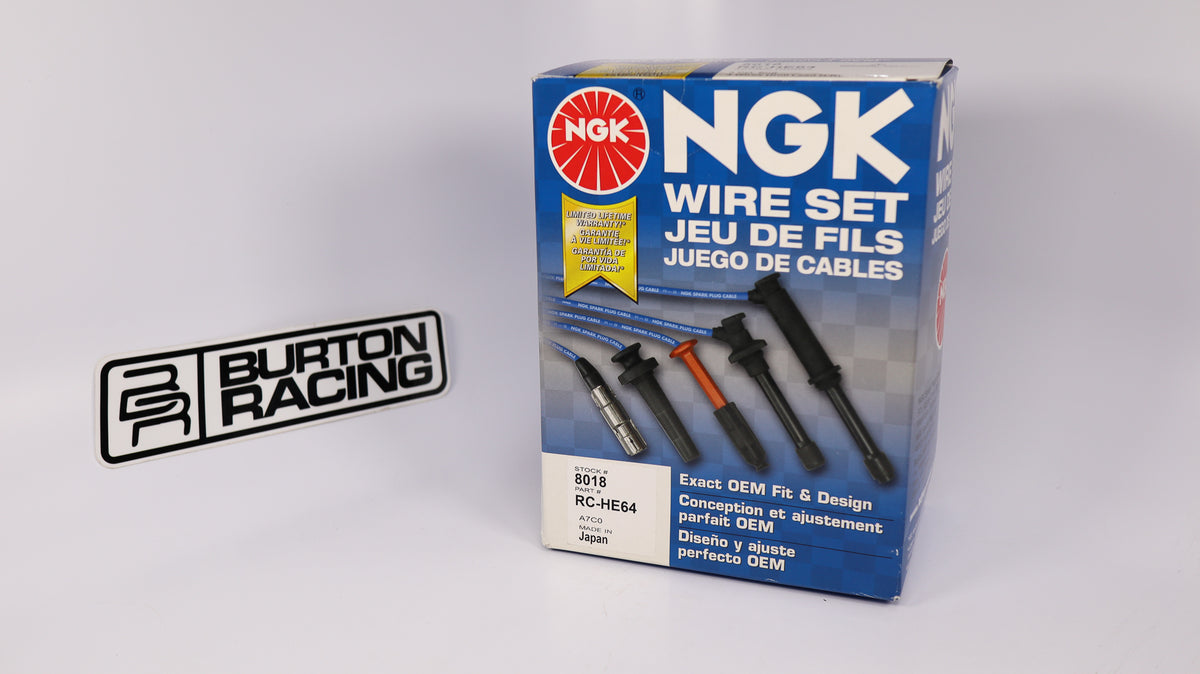 B16A/B18C NGK Spark Plug Wire Set BurtonRacing