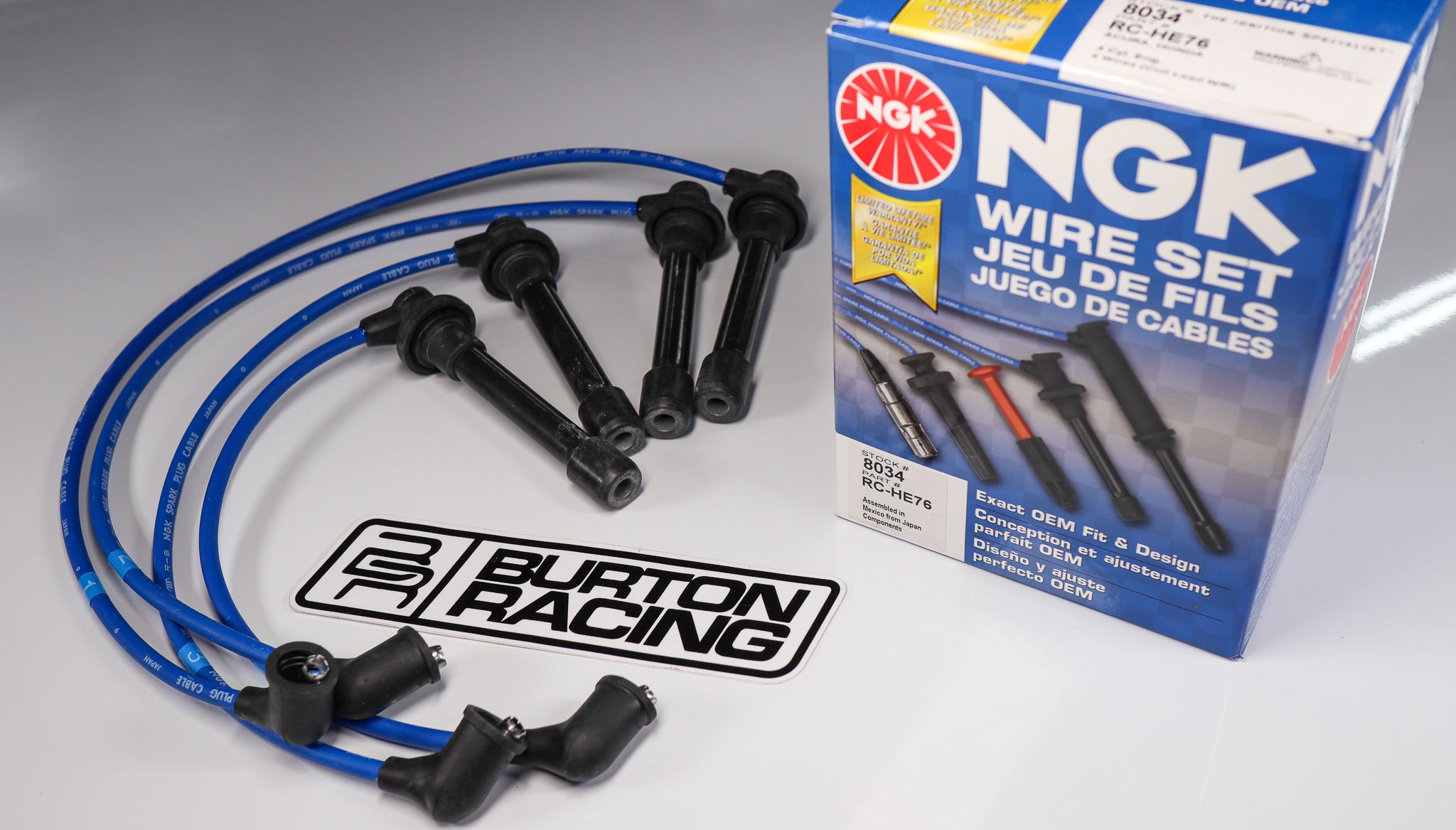 D16 NGK Spark Plug Wire Set – Burton-Racing