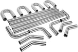 Stainless Steel Exhaust Manifold Tubing Mandrel Piping Kit