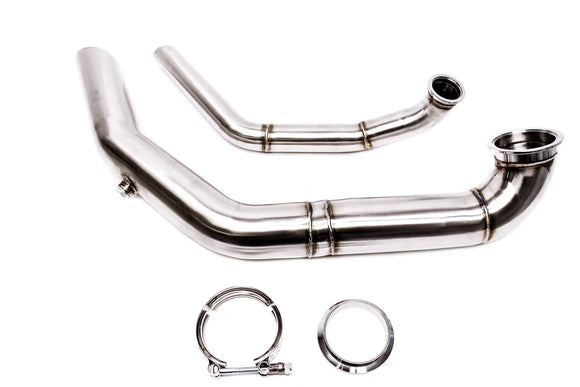 K Series Hood Exit Up-Pipe & Dump Tube for Sidewinder Turbo Manifold