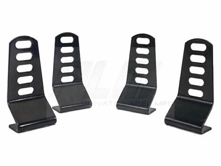 Racewill Zijmontagebeugels voor Emmer Race Seats: Universele Racing Seat Beugel (Zwarte Set van 1 Racewill Zijmontagebeugels voor Emmer Race Seats: Universele Racing Seat Beugel (Zwarte Set van 1